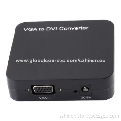 VGA to DVI Converter with 1,280 x 1,024 Pixels Video Resolution